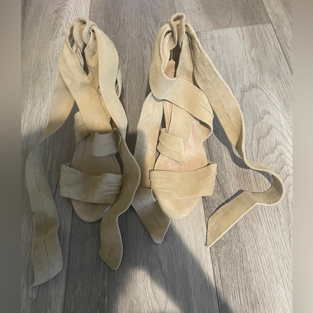 Raye Wrap Up Heel Sandals Sz 7 - Picture 2 of 4